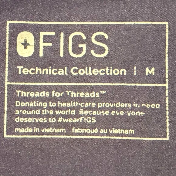 Figs Scrub Top - Dark Harbor - Picture 2 of 3